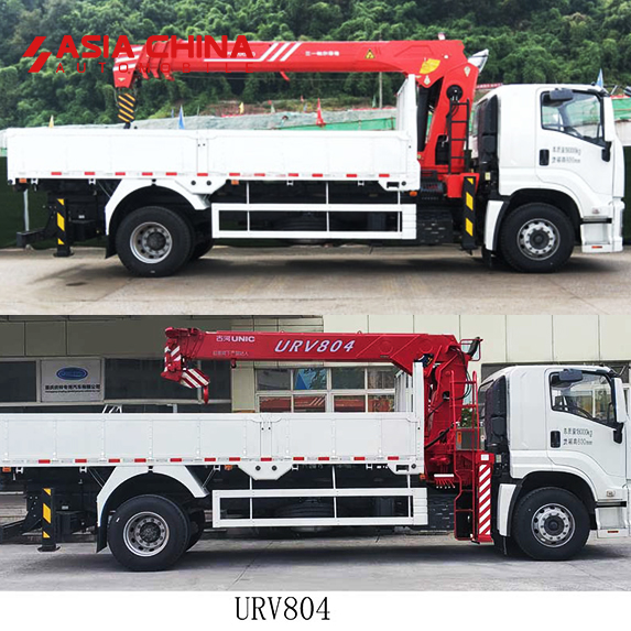 Isuzu автомобиль с краном-манипулятором