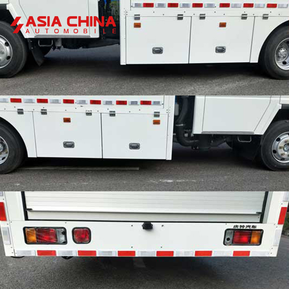 Isuzu автомобиль для сбора дорожных конусов